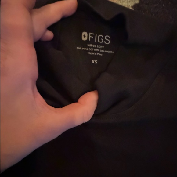 NWOT black figs mock neck super soft underscrub! - Picture 3 of 3